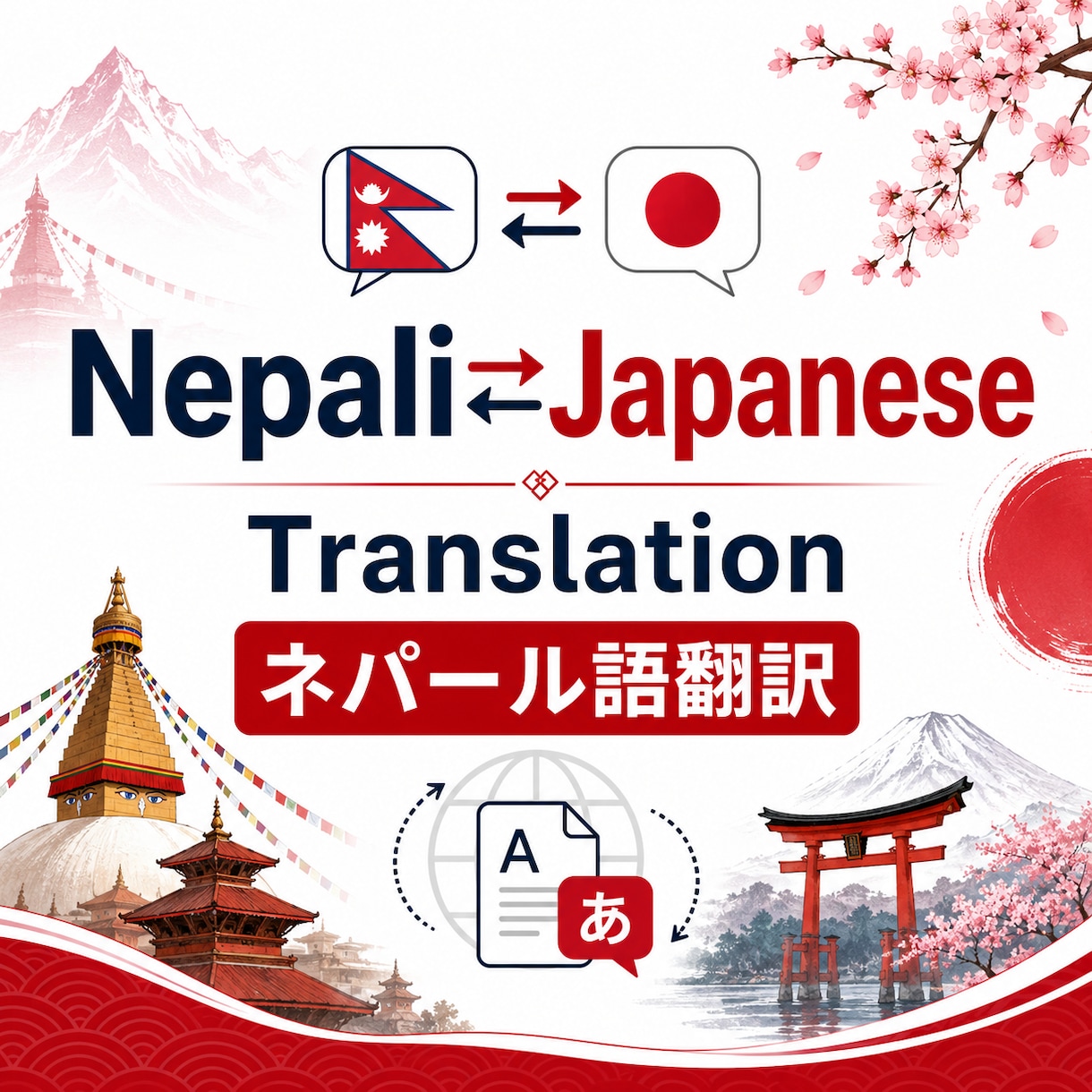 ネパール語の翻訳を手伝います 日本在住ネパール人への説明も対応！✨ イメージ1
