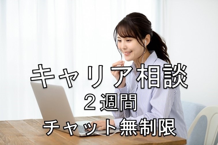 キャリア全般の悩み　2週間しっかりサポートします ◎ベテラン相談員があなたをサポート＆チャット回数無制限 イメージ1