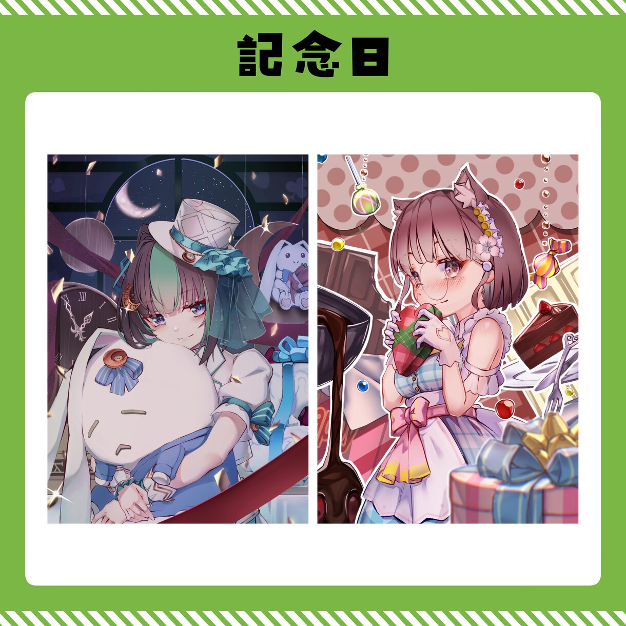Vtuberさんのサムネ・ファンアート等、描きます Vtuberさんの一枚絵・歌みた一枚絵・ファンアート・一枚絵 イメージ3