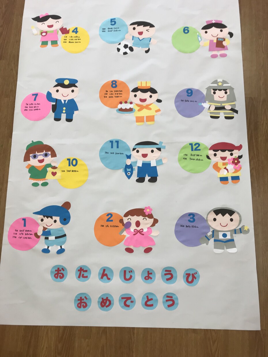 誕生日カードや季節の壁面を作ります 保育関係やプレゼントなどに使える物を作ります。 イメージ4