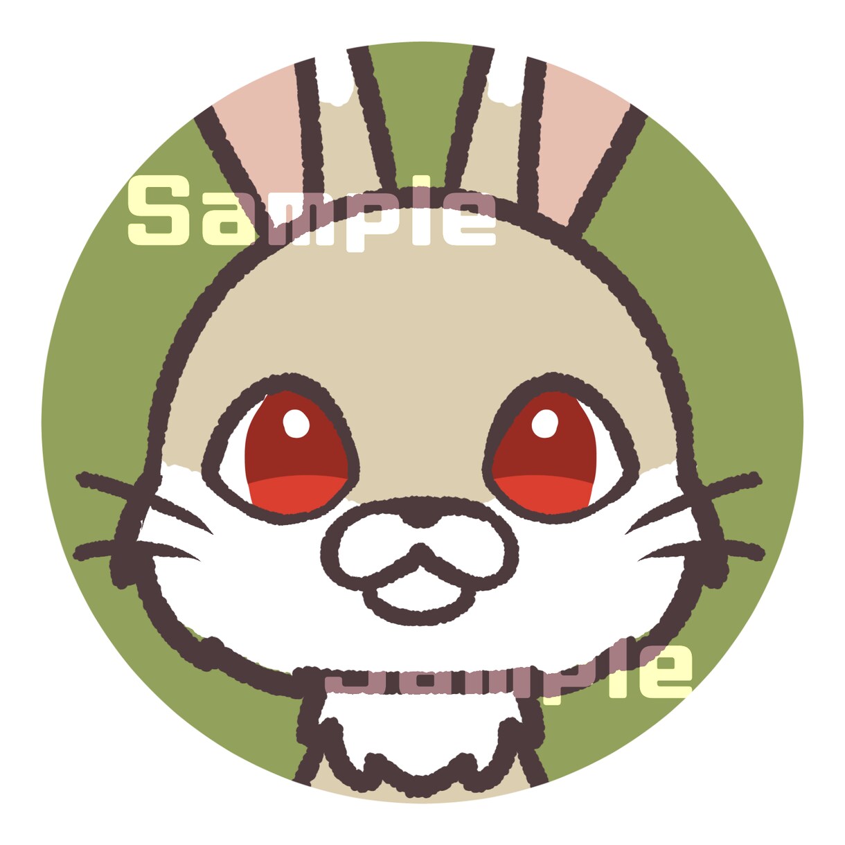 かわいい動物アイコン作成します ペットやお好きな動物でポップなSNSアイコン★商用利用可◎ イメージ10