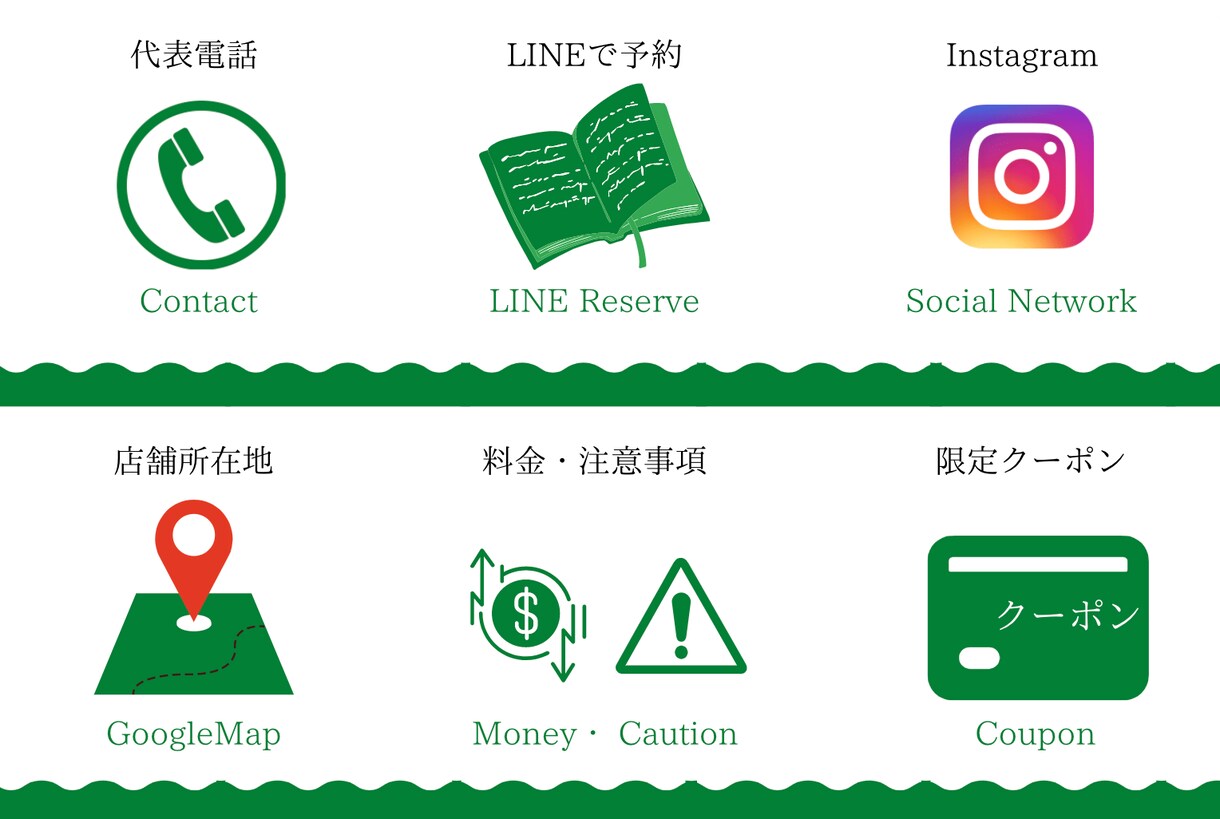 LINE公式アカウント構築します リッチメニューの充実さで既存客の集客 イメージ6