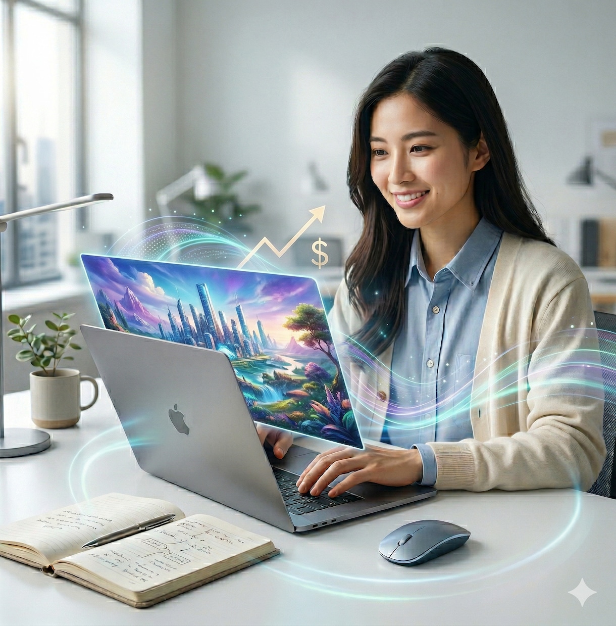 AI画像生成の副業ノウハウマニュアル提供します Midjourney×SD活用！未経験から始める収益化ガイド イメージ1