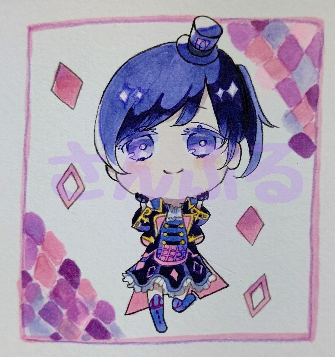 アナログ★オリジナルアイコン描きます あなただけのミニキャライラスト制作します★ イメージ3