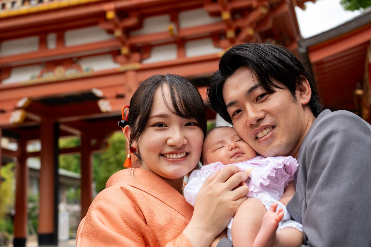 大阪近郊で七五三の撮影します 七五三、お宮参り、その他、写真撮影します イメージ4