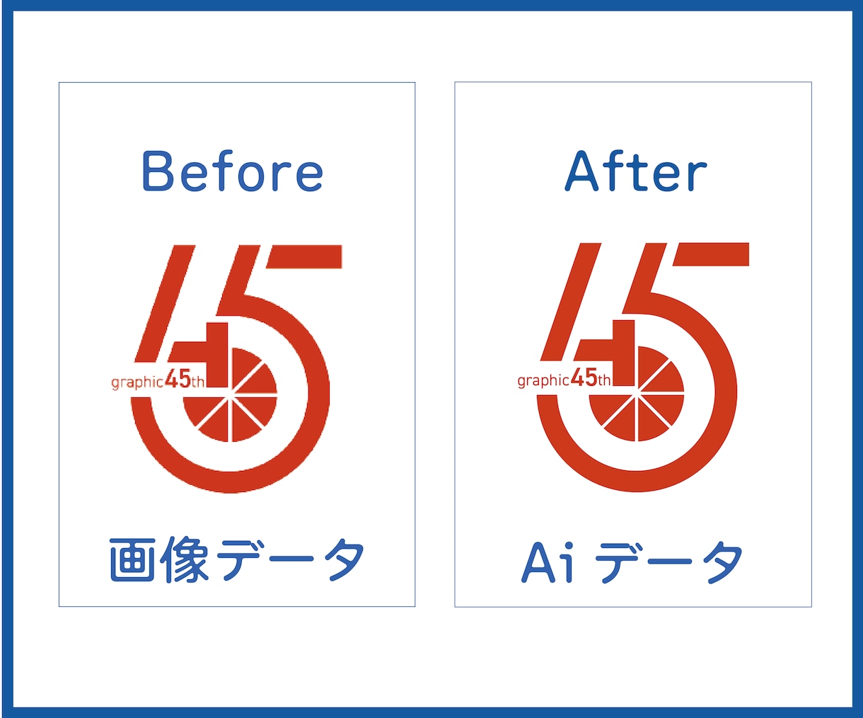 データありますか？トレースデータつくります 【ピンぼけOK】【かすれOK】【初めて歓迎】【親切】【丁寧】 イメージ2