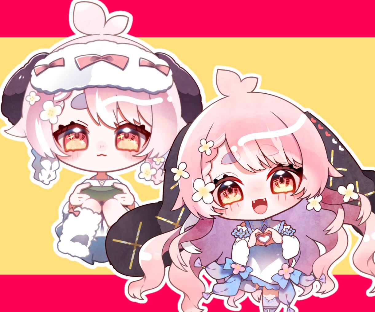ふわっと可愛いデフォルメイラスト描きます SNSで使いやすい、可愛いミニキャラ制作します！ イメージ2