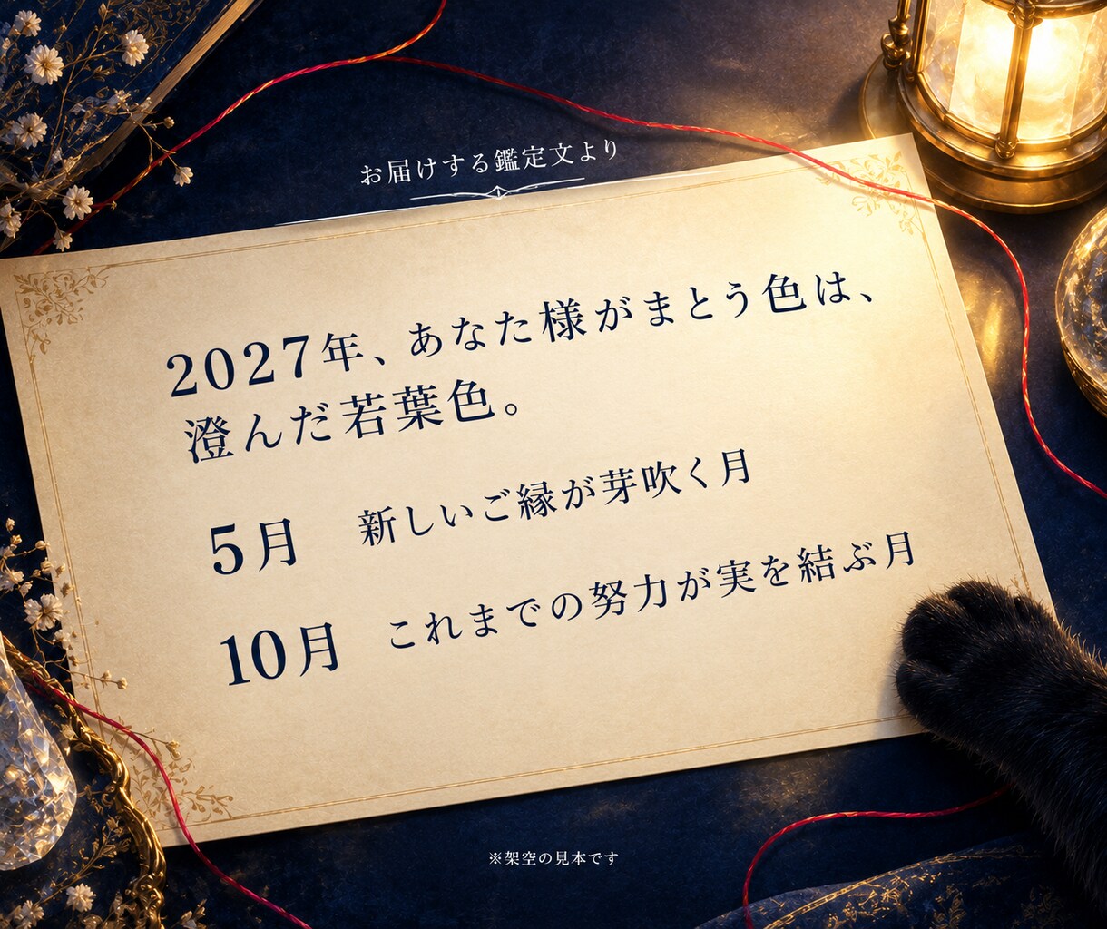 2027年のあなたの運勢を、想いの色で霊視します 恋愛・仕事・人間関係｜12ヶ月の流れと開運のヒント イメージ5