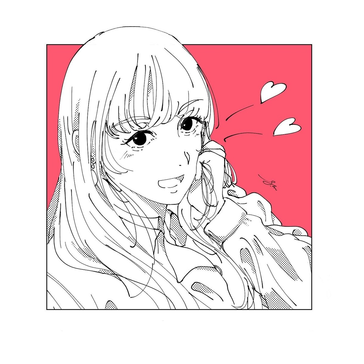 描き込み版 : 似顔絵を作成します シンプルで且つ、魅力的な似顔絵を。 イメージ4