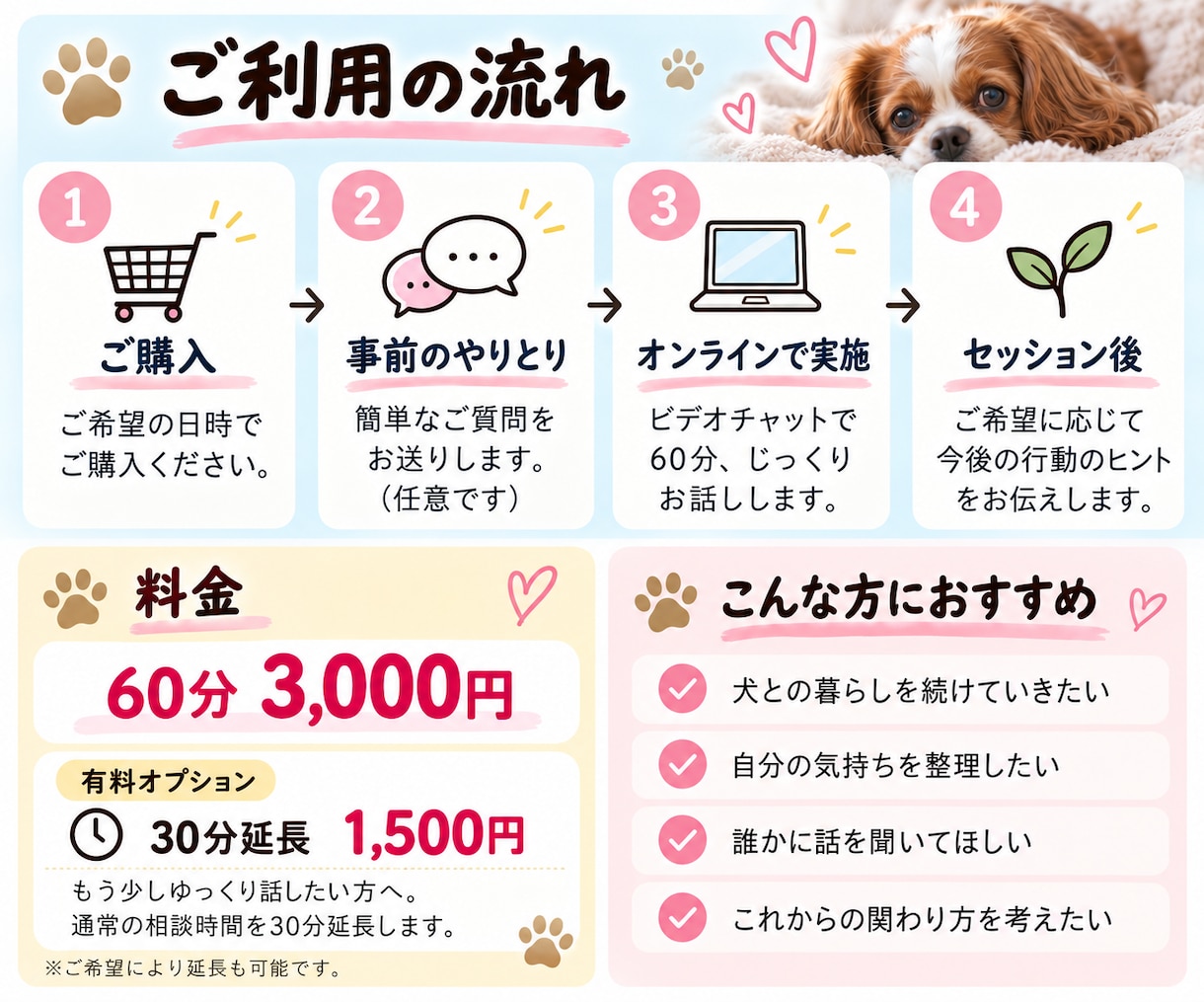 犬を飼って疲れてしまったあなたのお話を聴きます 愛犬が可愛くないと感じる飼い主さんの居場所 イメージ5