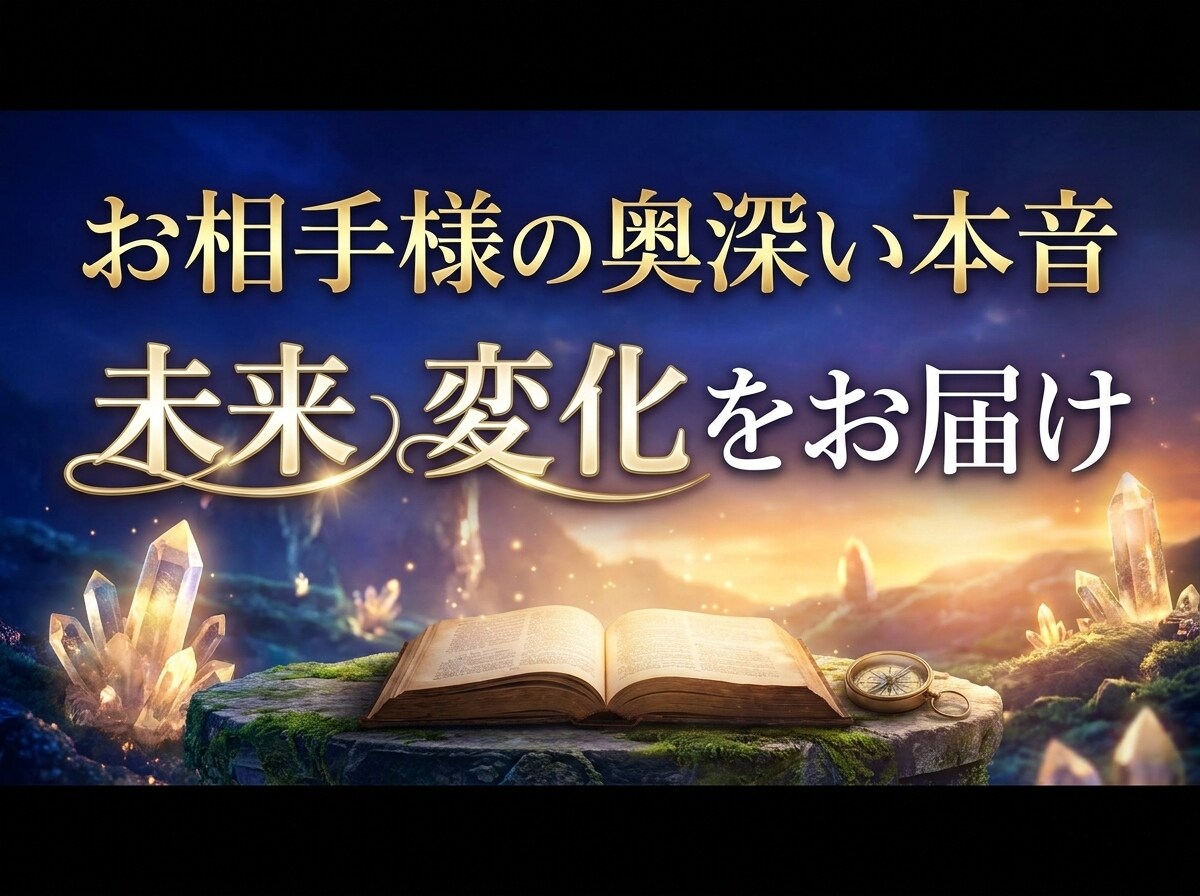 おすすめ|お相手様の本音、未来、変化をお届けします 片思い、同性、彼氏彼女、三角関係、どんな関係でも鑑定致します イメージ1