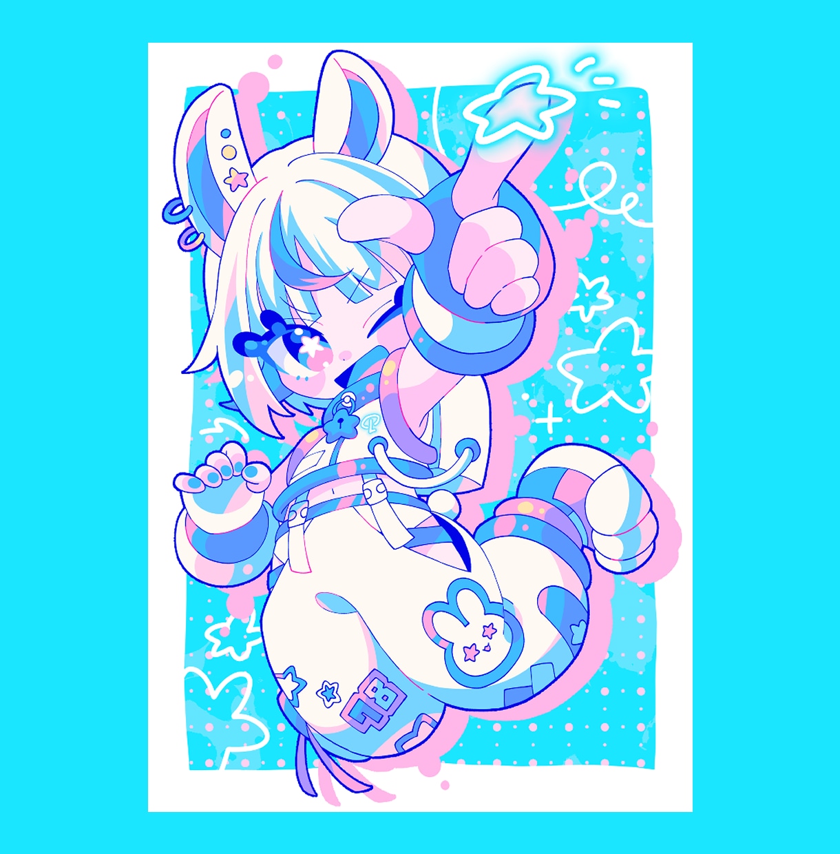 かわいいデフォルメイラスト制作いたします キュートな４～５頭身！彩度が高くてSNS映え イメージ8