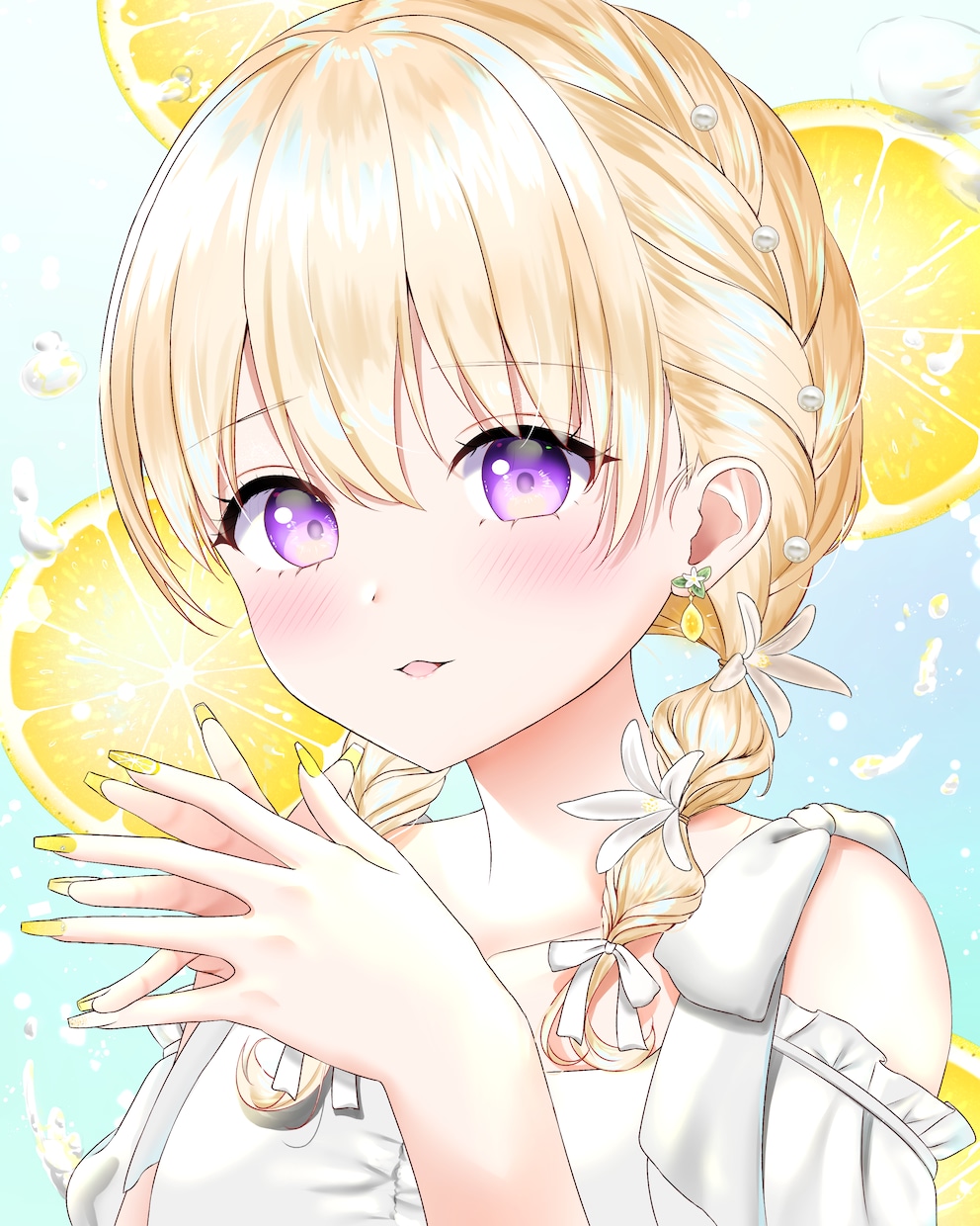 可愛い女の子のイラスト描きます スイーツやフルーツ、可愛いお洋服を描くのが得意です！ イメージ2
