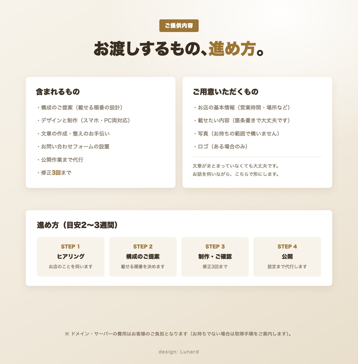 お店のチラシ・ポスターをデザインします 2案からお選びいただけます。そのまま入稿できるデータ納品 イメージ4