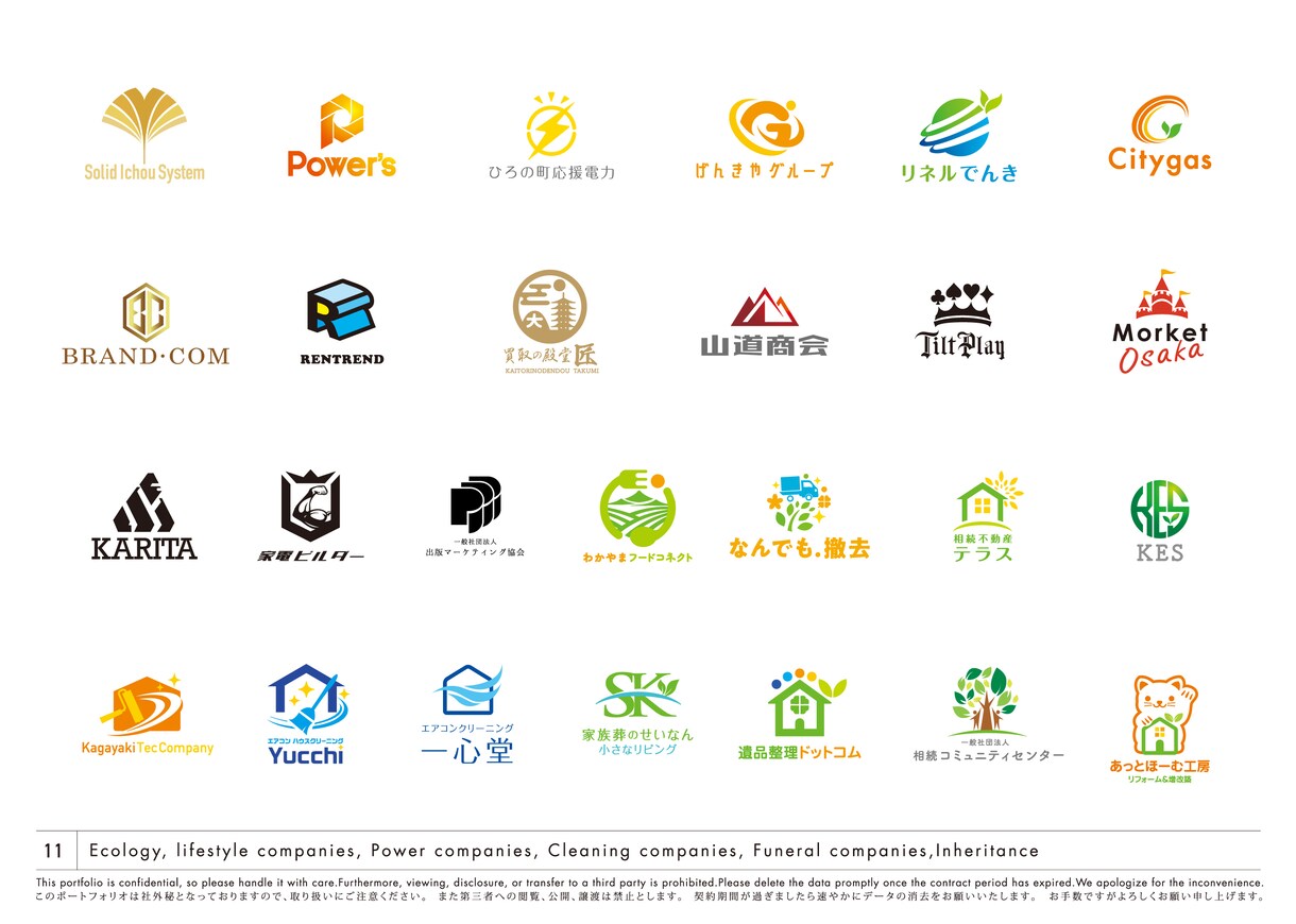 500社様以上のロゴデザイン制作実績があります 御社の理想に近づけるよう丁寧かつスピーディに進行いたします イメージ10