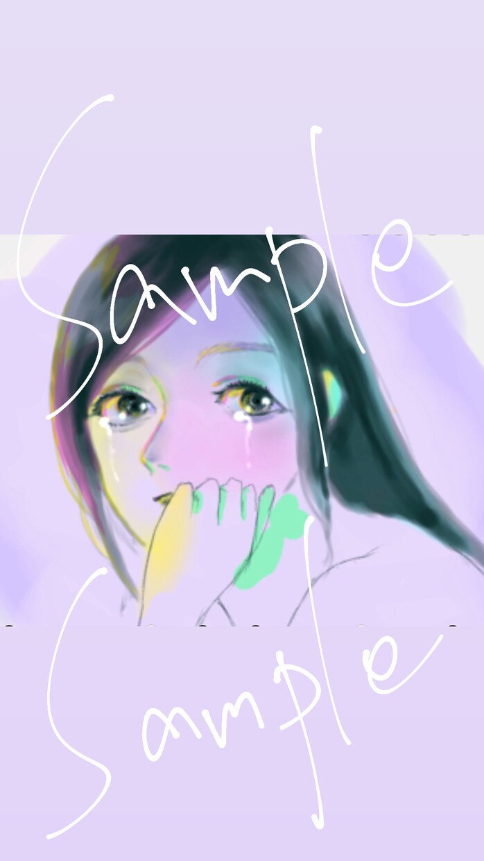 韓国風透明感オシャレ似顔絵!必ず満足させます オシャレで盛れてる!世界に一枚だけのイラスト描きます イメージ1