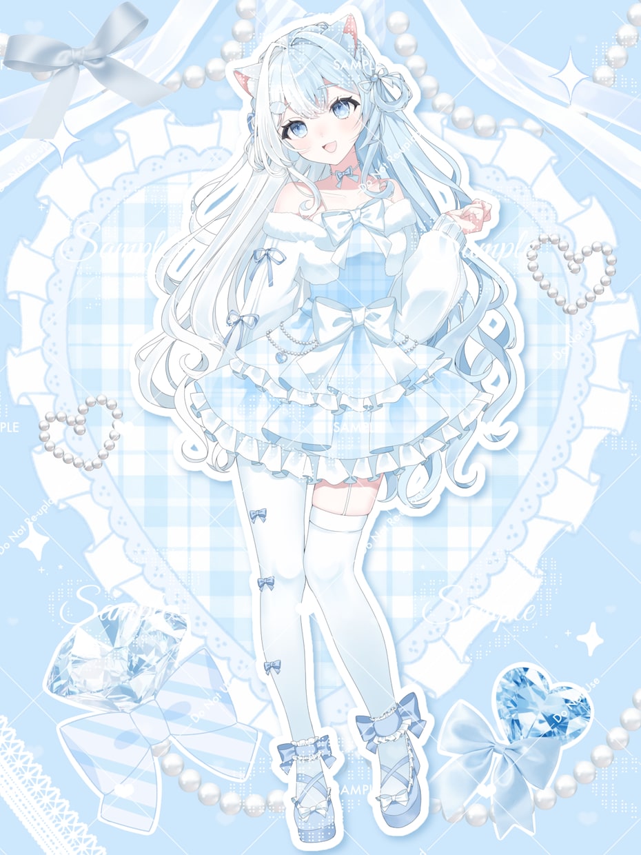 ふんわり可愛い立ち絵を制作します 配信で愛される、とびきり可愛いあなたを一緒に作ります！ イメージ1