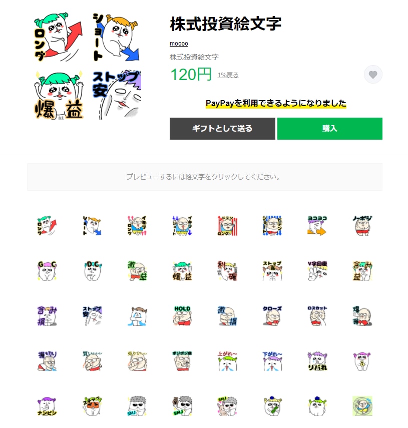 オリジナルLINE絵文字・スタンプ作成します Rinがあなただけの投資スタンプ１つずつ手書きで作ります イメージ2