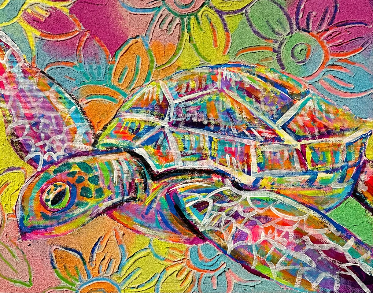 カラフルなペット・好きな動物の絵を描きます キャンバスに動物の絵を描きます イメージ3
