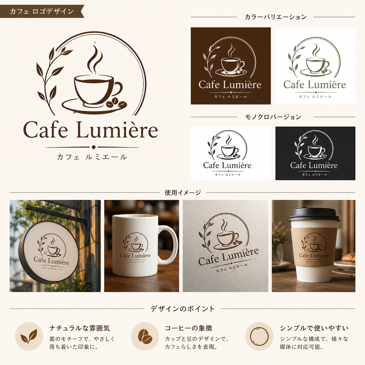 AIを活用したロゴを制作します 修正対応で納得のロゴをお届けします イメージ2
