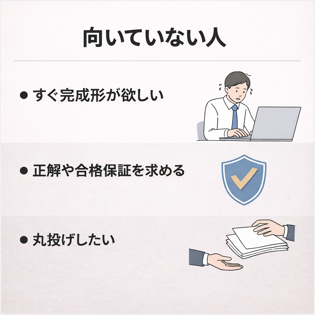 40代以降向け｜履歴書・職務経歴をサポートします ◇書類の悩みを一緒に解決します。◇ イメージ4