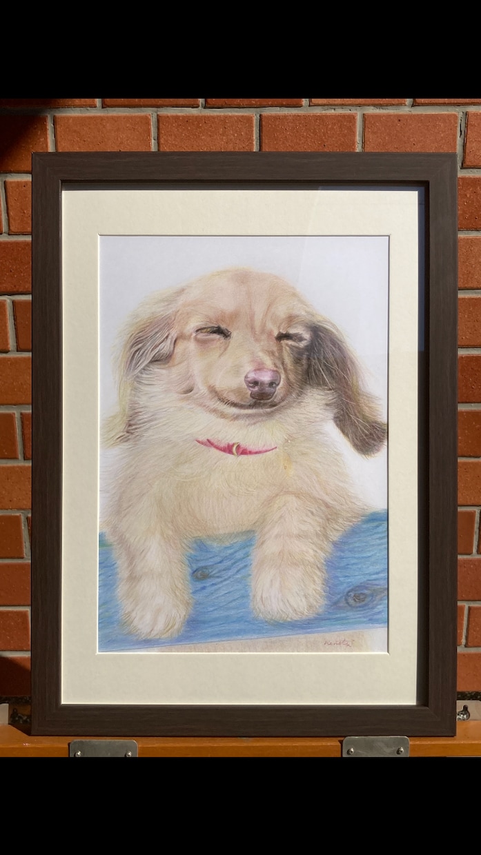 ペットや風景を絵や飾り額にします 見つめる瞬間こころ旅、、手描きだから伝わる想い。 イメージ8