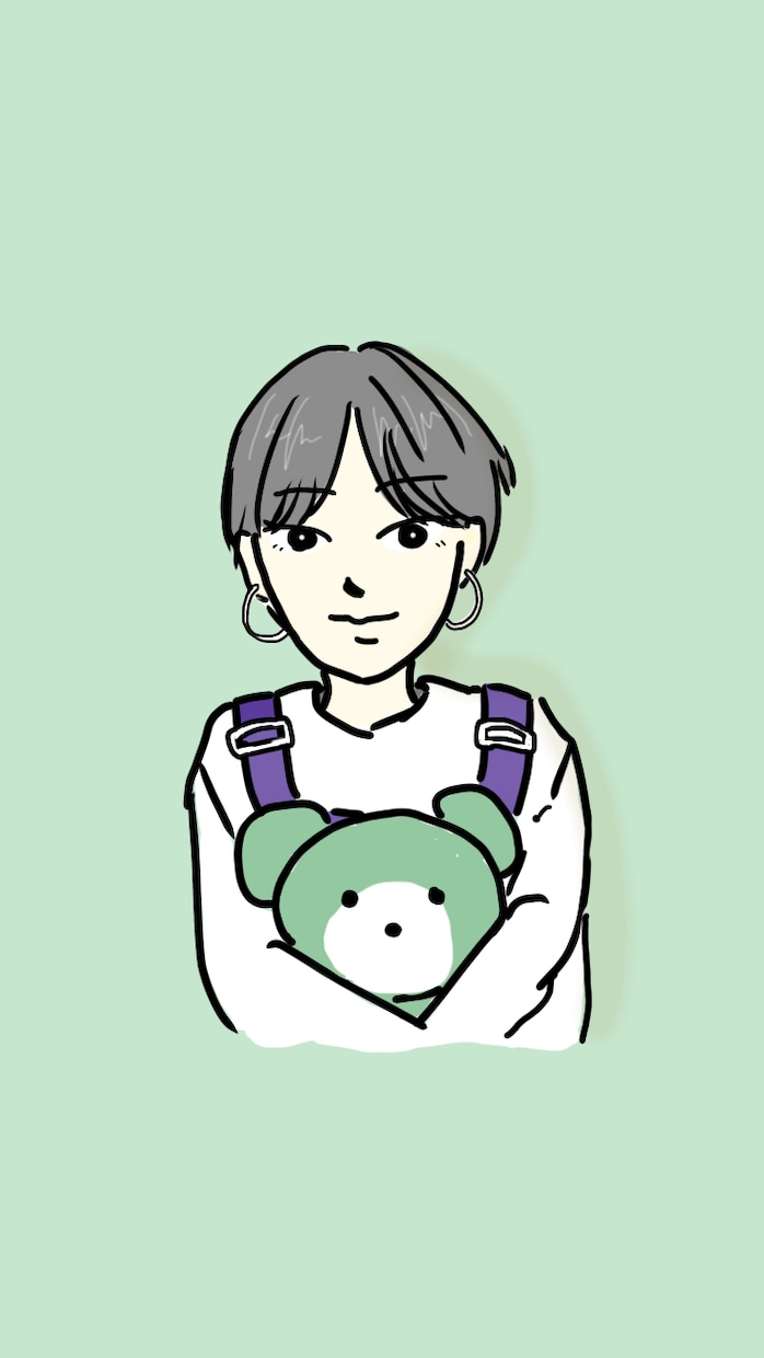 写真をもとに似顔絵描きます ヘッダーやアイコン待ち受けの絵を描かせていただきます。 イメージ2