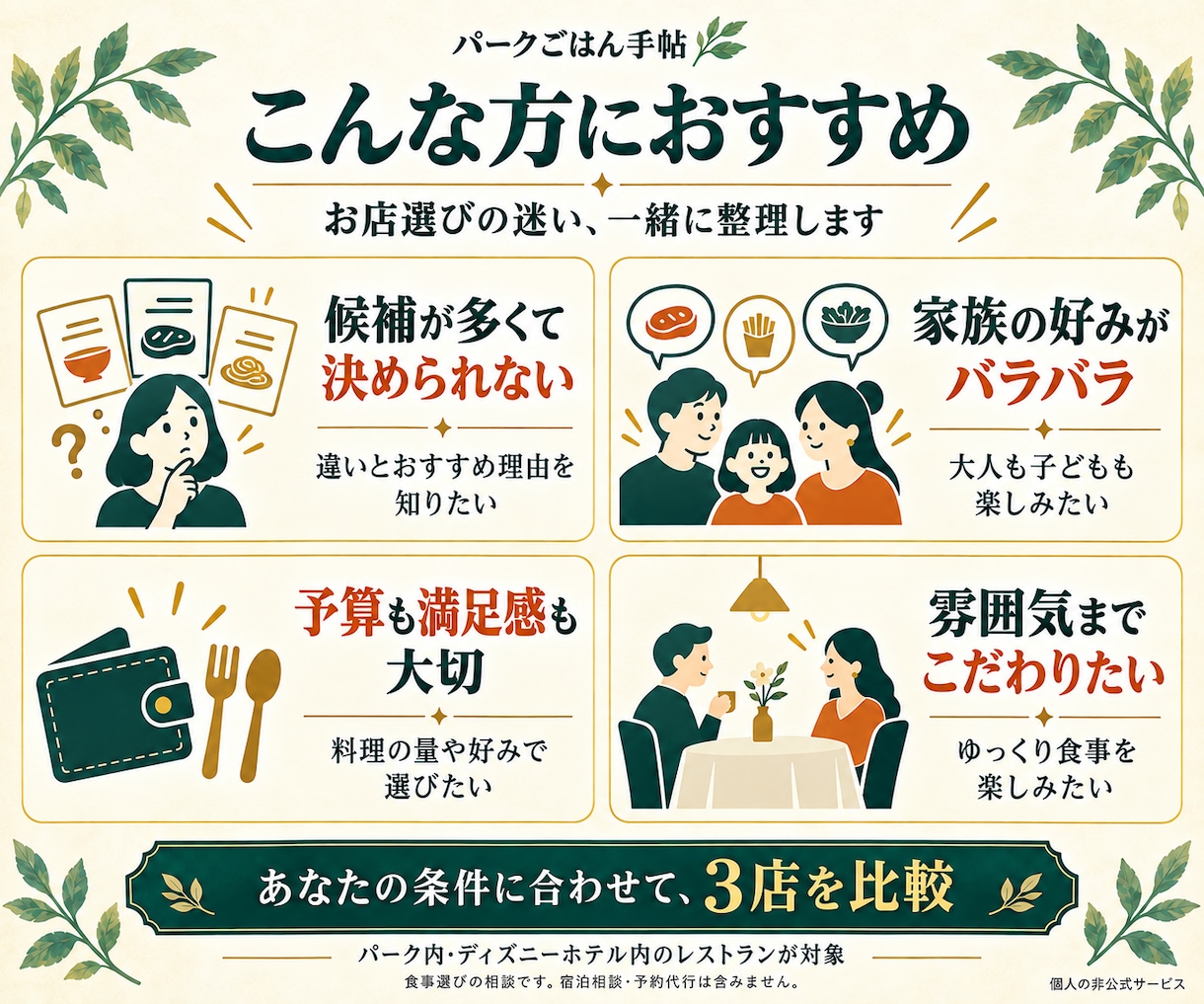 ディズニーのレストラン３店を比較します 25年以上の来園経験で食事選び｜9月30日まで1500円 イメージ3