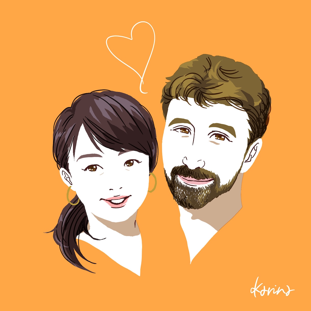 商用化◎オシャレな似顔絵、SNSアイコン描きます ◎SNSアイコン 似顔絵 イラスト グッズ 広告にオススメ イメージ4