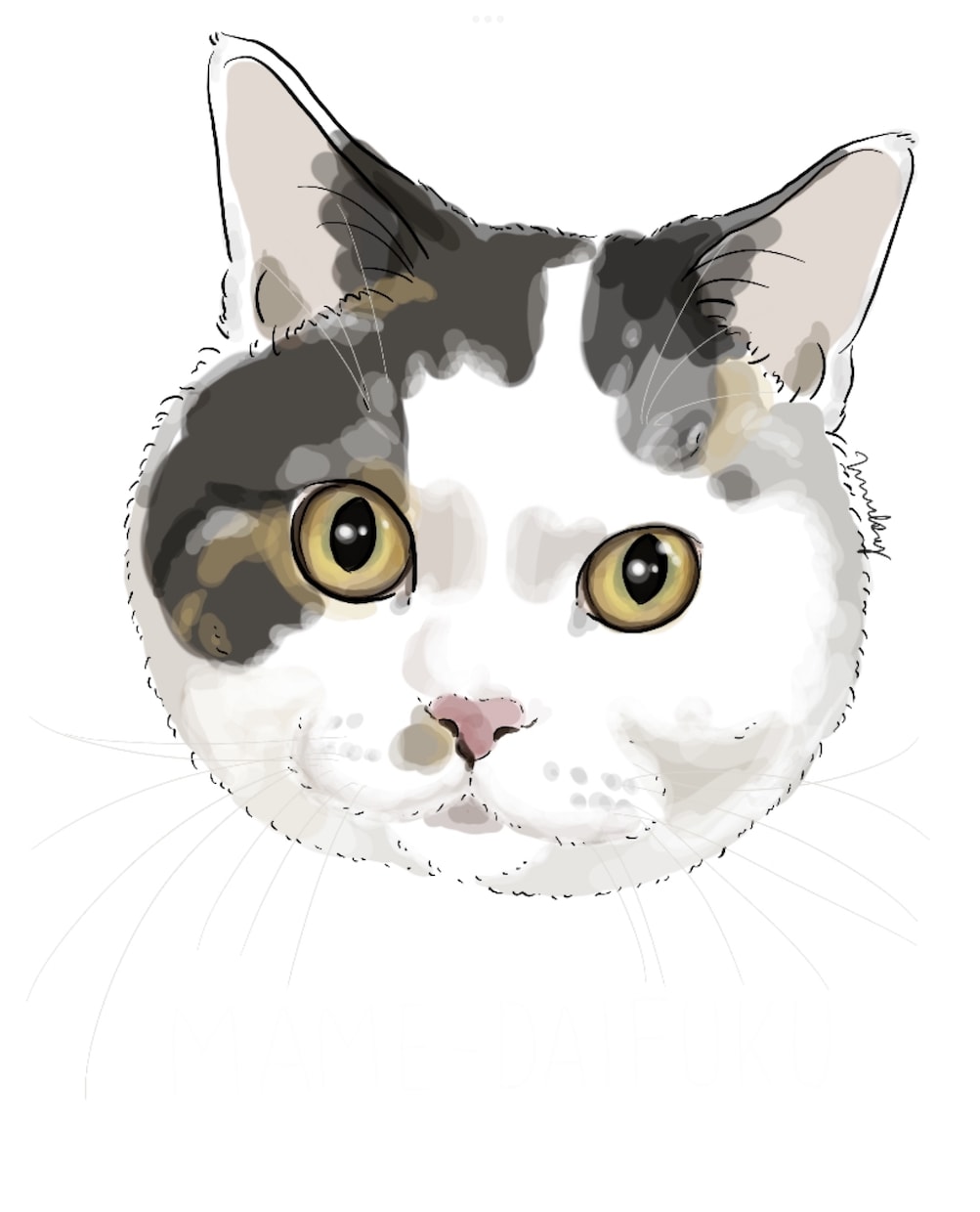 我が家の猫犬さんをイラストにします アイコンや思い出に喜んで頂いてます イメージ3