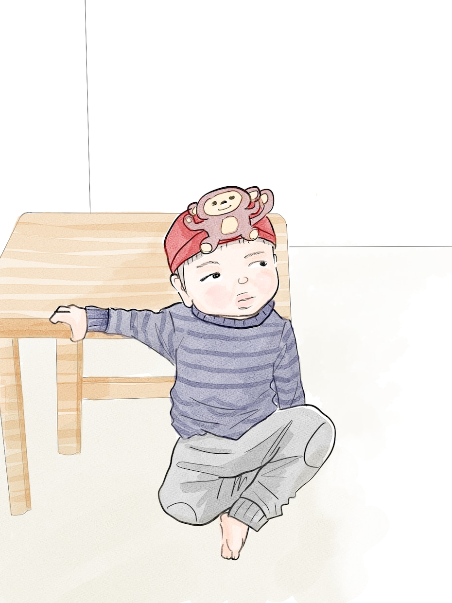 素敵な似顔絵描きます 柔らか色使いで温かみのある似顔絵を描きます イメージ4