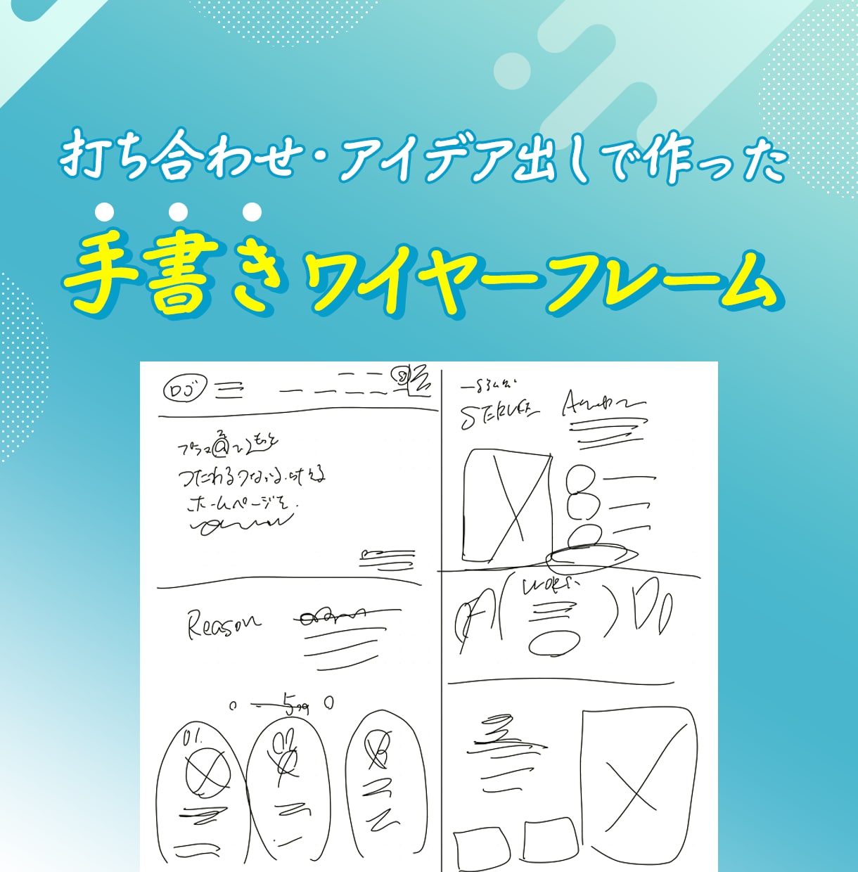 手書きワイヤーフレームのデータ化、作成代行します 歴18年デザイナーが見やすいワイヤーフレームへツールで清書 イメージ2