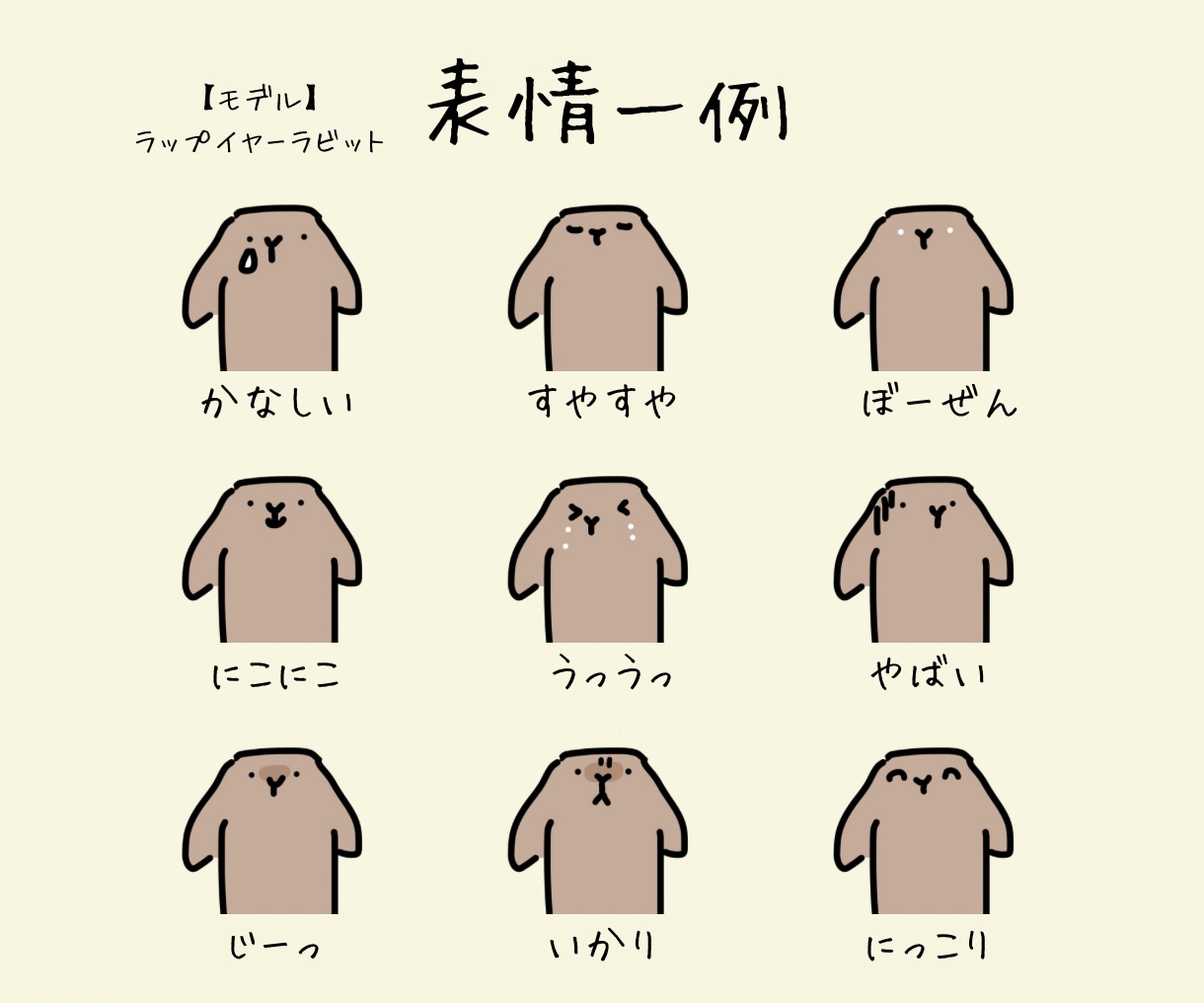 ブログなどの吹き出しに！ペットの表情セット描きます シンプルでも色んな表情出します！アイコンにもどうぞ◎ イメージ7