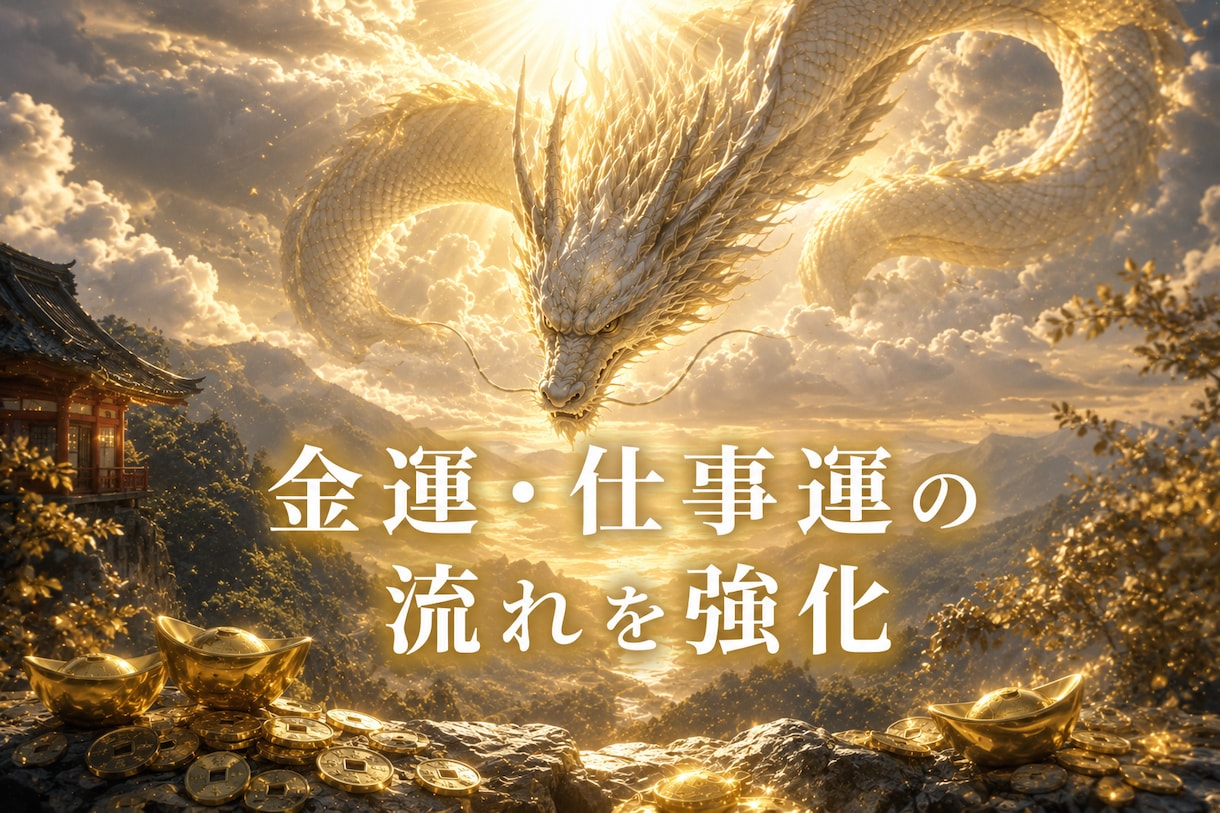 龍ヒーリングで金運・仕事運の流れを強化します 「行動してるのに結果が出ない」 エネルギーの流れを一度見直し イメージ1