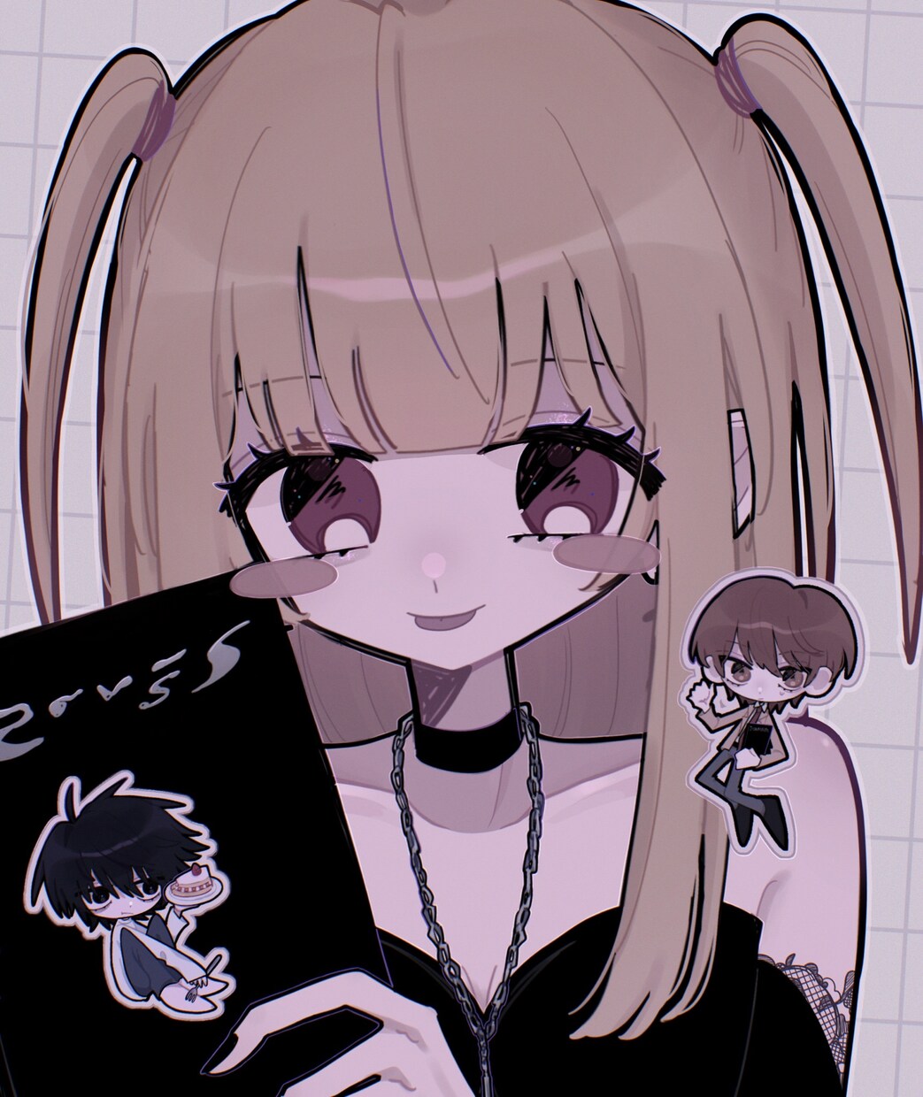可愛いイラスト制作いたします 個性的で目を惹く！可愛くて少し仄暗いイラストを描きます！ イメージ2