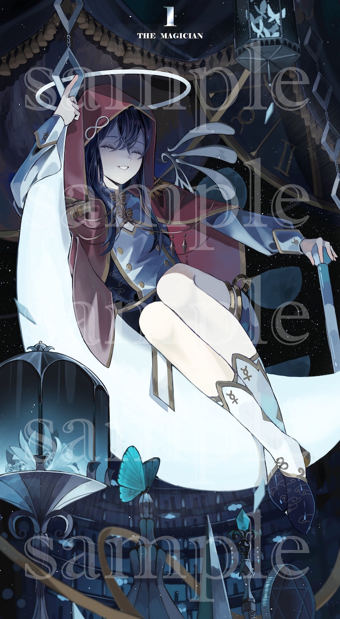 キラキラと高級感のあるイラストを作成します サムネイルやアイコン、trpg立ち絵等にご利用いただけます！ イメージ5