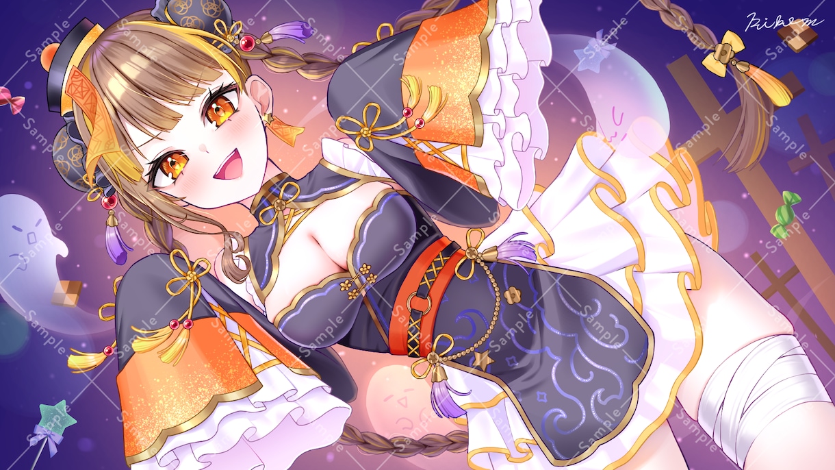 ふんわり可愛いイラストをお描きします アイコンから一枚絵までなんでもおまかせください。 イメージ2