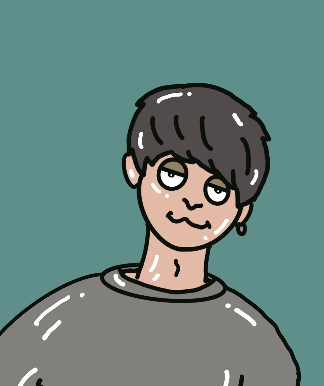 一癖あるポップな似顔絵イラストをお届けます #イラスト#似顔絵#アイコン#SNS#結婚式#おしゃれ イメージ3