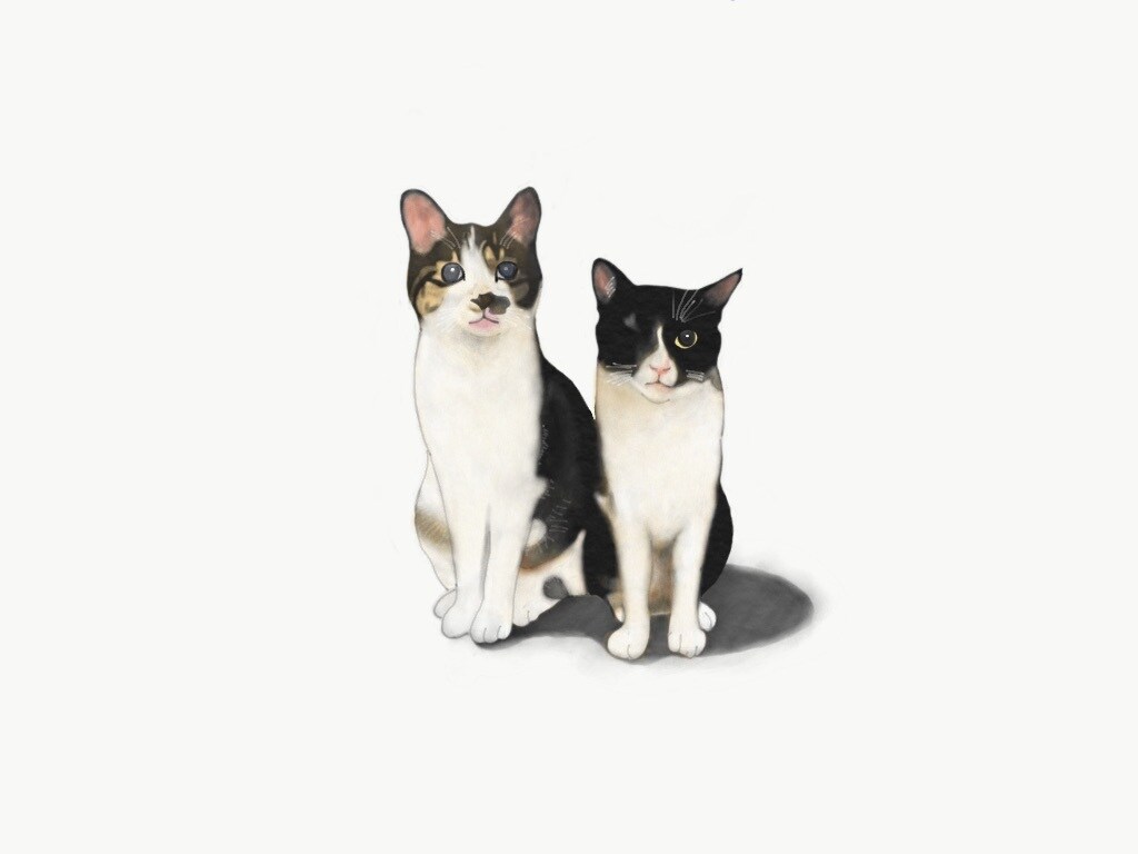 可愛いペットのイラストを作成致します リアルで味のあるイラストをお届け致します イメージ3