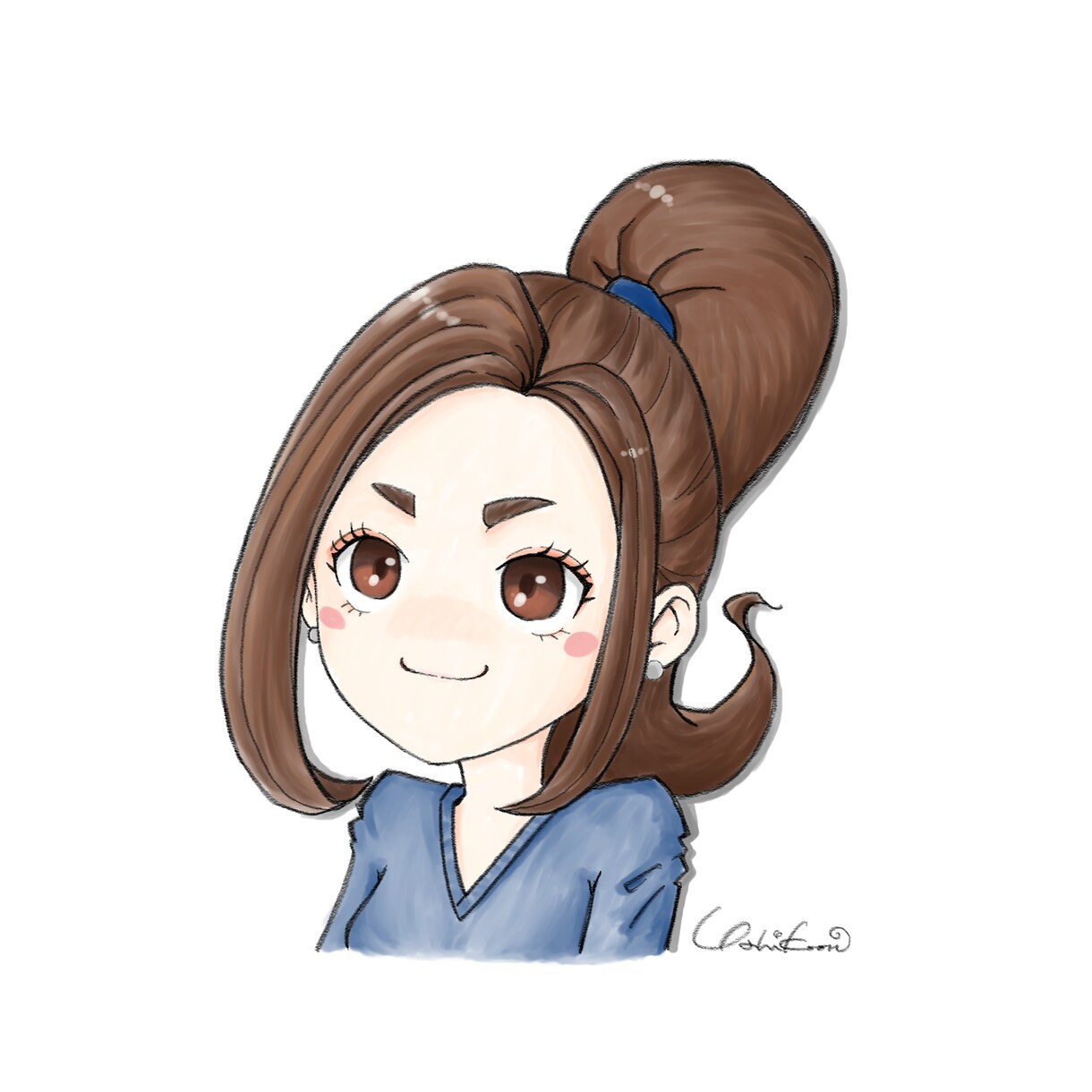 可愛く！カッコよく！ソフトポップに描きます アイコン！似顔絵！記念日に！贈り物に！キャラなども！ イメージ9
