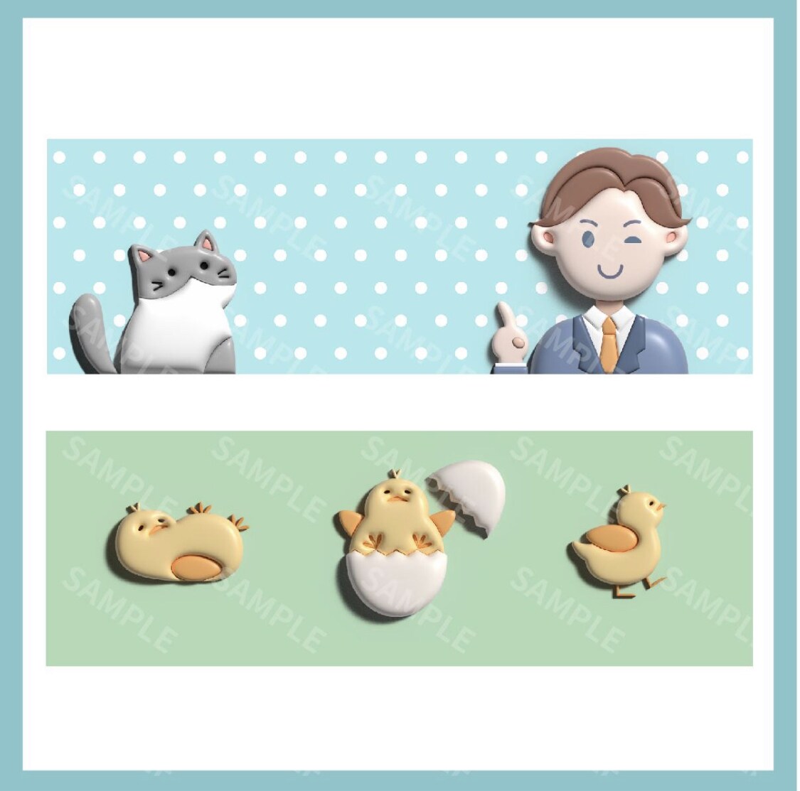 もちかわ！ぷっくり3D風イラストアイコン作成します ユニークなアイコンでオリジナリティを表現しませんか？ イメージ6