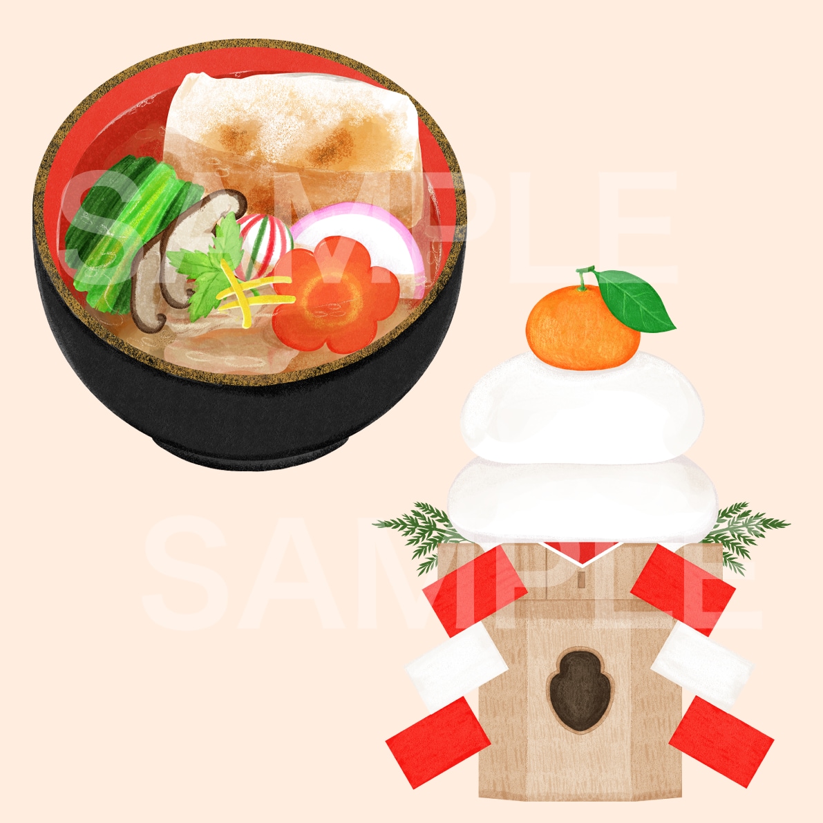 パクッと食べたくなる♪手描き食べ物イラスト描きます 背景やキャラクター追加も可能。店舗メニュー、SNS素材として イメージ9