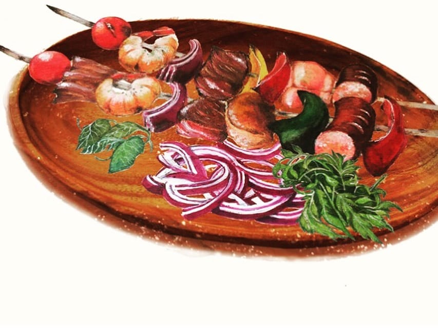 お料理をイラストにします 飲食店のメニュー、広告用に使うイラストとして使いたい方に！ イメージ7