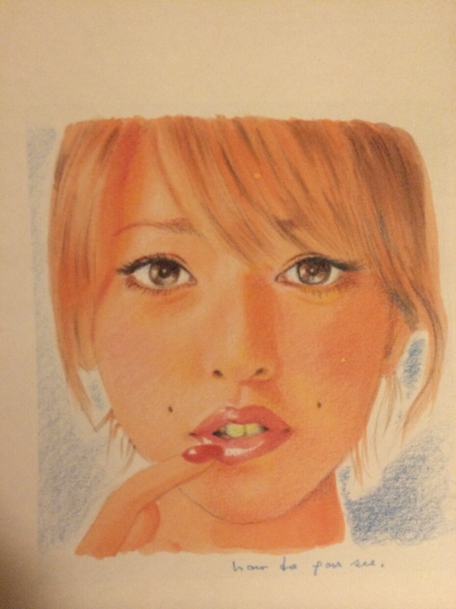 マーカーと色鉛筆での似顔絵であります ちょっとリアルにカチッと仕上がり♪翌日には出来上がります！ イメージ1