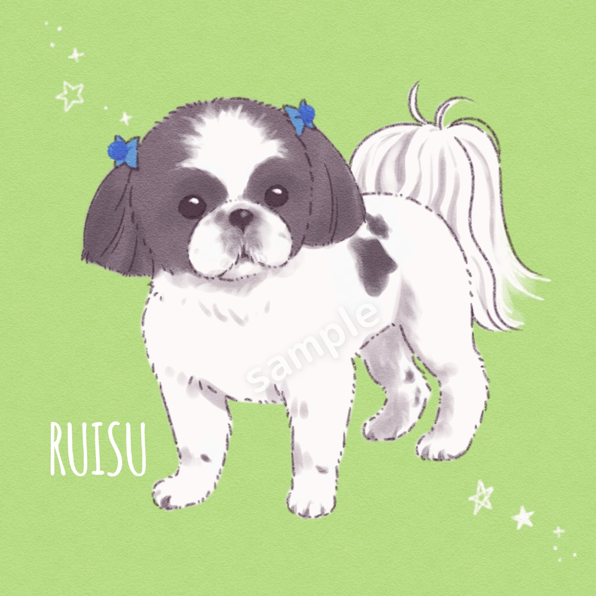 大切なペットとの思い出に★かわいい似顔絵描きます 温もりを感じるイラストご提供します♪Webメディア掲載歴有 イメージ6