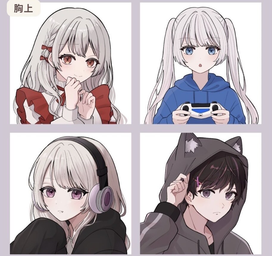 商用可！魅力的な女の子のイラスト作成します アイコン、サムネや立ち絵など幅広い用途のイラスト作成します イメージ4