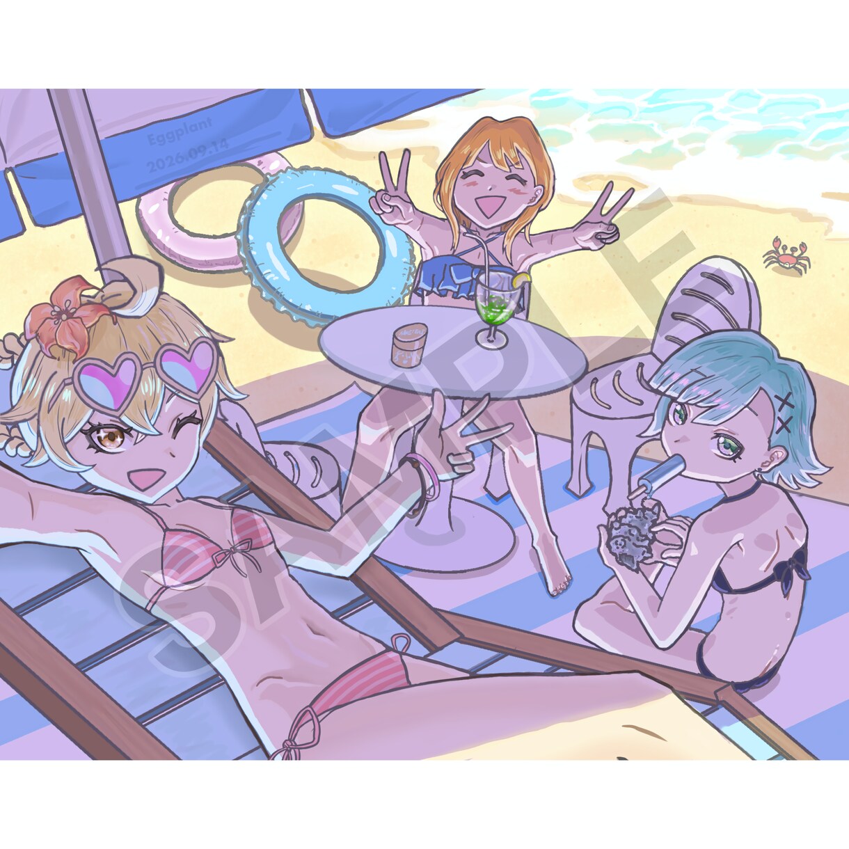 目を引くPOPなイラスト描きます 繊細かつ大胆なディティールで、欲しいものを的確にお届け！ イメージ2