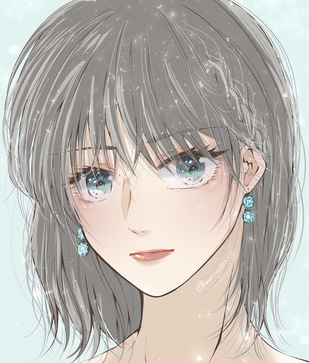 SNS用のアイコン作成致します キラキラかつシンプルな美男美女のイラスト描きます。 イメージ1