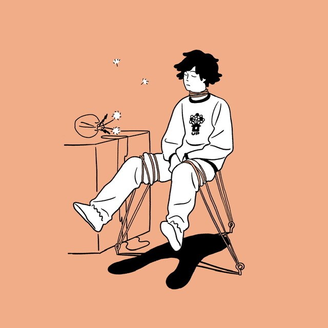 ゆるくてシンプルな線画イラスト描きます SNSアイコン・似顔絵・ウェルカムボードなど！ イメージ4
