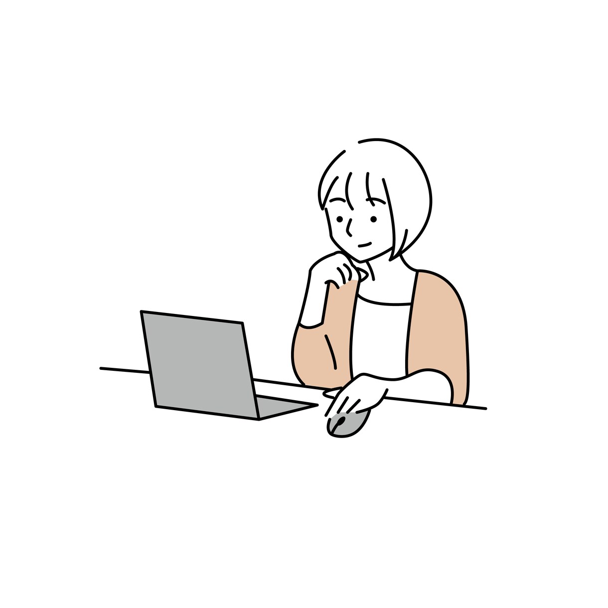 おしゃれなSNSアイコン・人物イラスト描きます シンプルで垢抜けた印象のアイコンを丁寧に制作します イメージ5